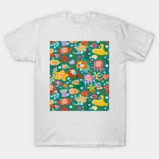 Ocean Life Of Sea Creatures T-Shirt